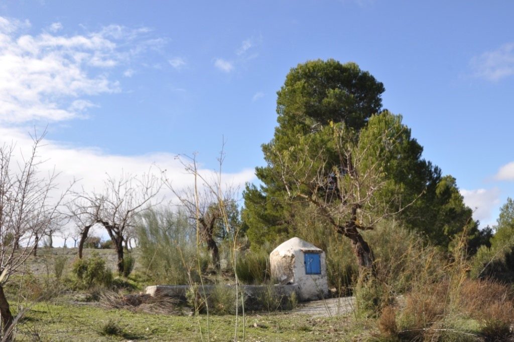 Pozo o aljibe de los Lirias, en la sierra de Somontín. (Foto del autor)